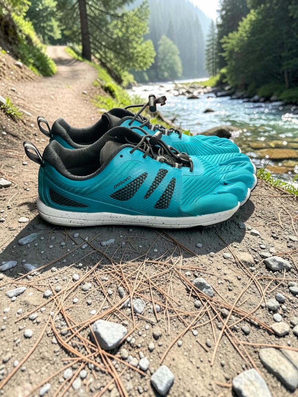 Peluva Strand ATR Barefoot Minimalist Toe Shoes Turquoise Men’s US 9.5 EU43